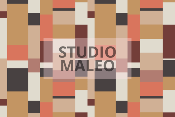Download Earth Tone Geometric Blocks Pattern - Premium Resources