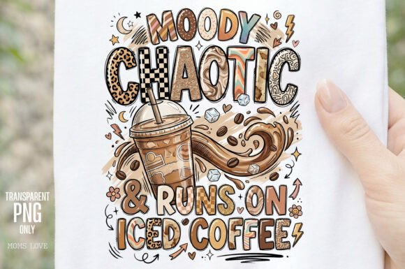 Download Moody Chaotic &amp; Runs on Iced Coffee PNG - Coffee Collection