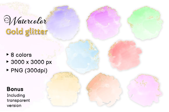 Download Watercolor Gold Glitter Splash Graphics - Glitter splash Collection