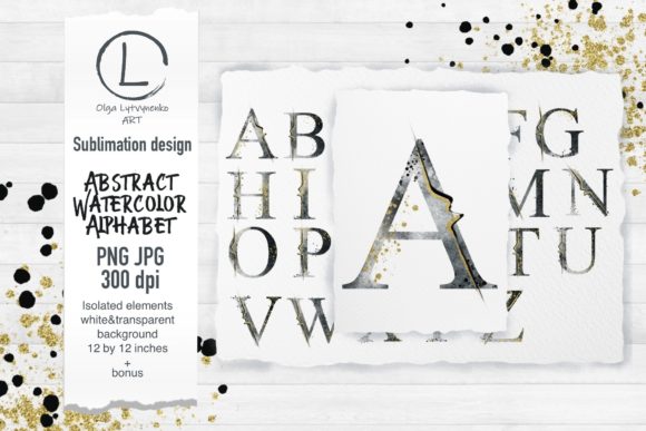 Download Abstract Watercolor Alphabet - Alphabet Collection