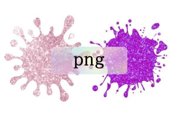 Download Glitter Splash Texture Pink Purple Png - Glitter splash Collection